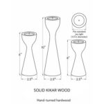 pillartea lightscandleholder 3 large