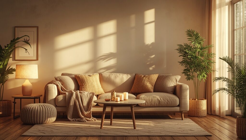 lucid origin transform the scene into a warm and cozy home interior featuring a soft beige so 0 (1)